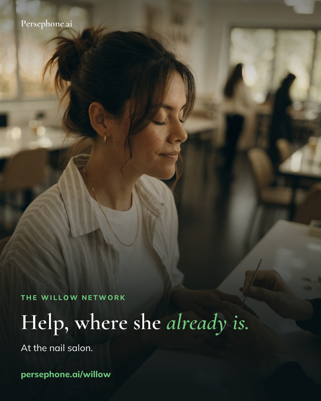 Willow Network — at the nail salon