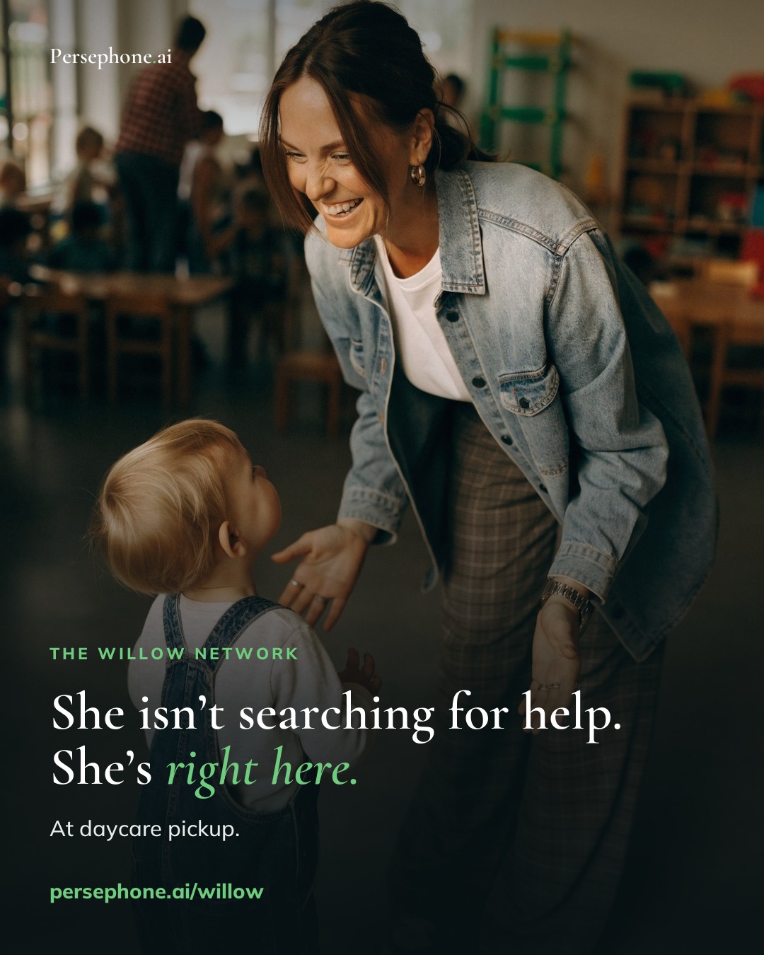 Willow Network — at daycare pickup