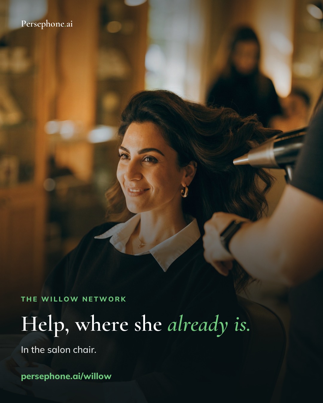 Willow Network — in the salon chair